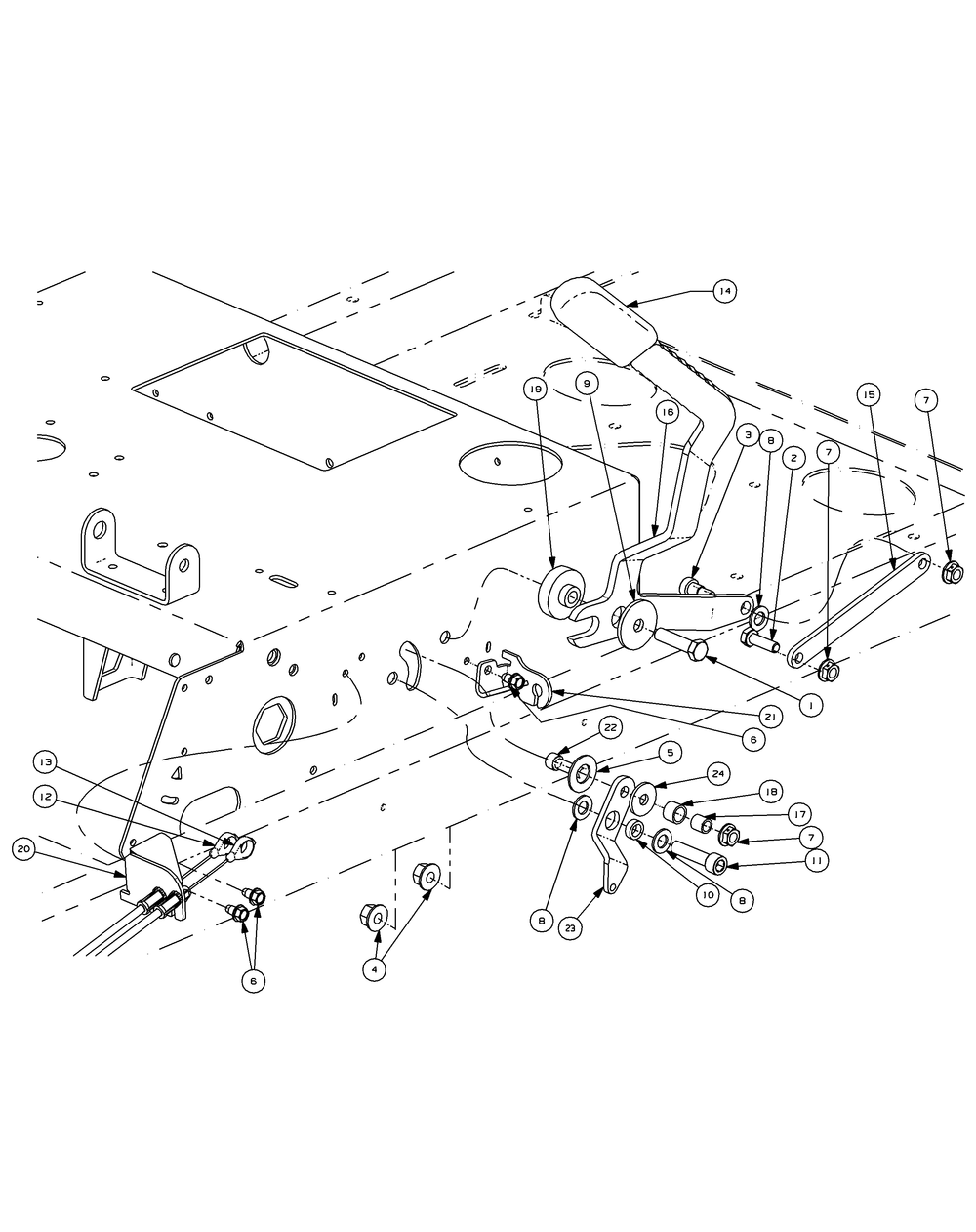Brake Assembly Sn 1d237 And After Diagram and Parts List for Z-FORCE50 17AH3AGP-17AH3AGP709-17AH3AGP710 Cub Cadet Lawn Tractor